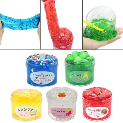 Brinquedo de lodo de cristal em nuvem, vários brinquedos macios, elásticos e não pegajosos, alívio do estresse, lama