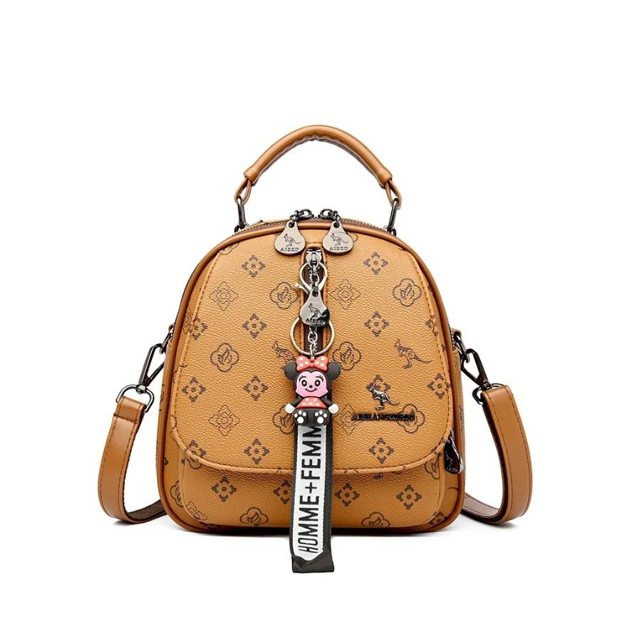 New Fashionable Backpack Women's Bag Fresh Sweet Student School High-capacity Light Bag Backpack Restore Ancient Ways Convenient