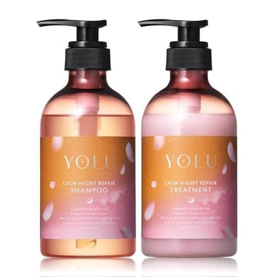YOLU Yoru Treats Spring Calm Night Repair Shampoo Treatment Set Nighttime Beauty Dryness Moisturizing Damage Care Conditioner
