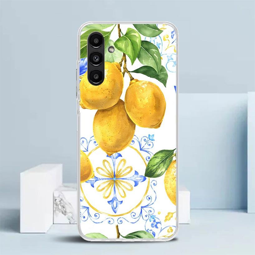 

Summer Fruits Lemon Cover for Samsung Galaxy A17 A37 A57 A16 A26 A36 A56 A15 A14 A55 Phone Case A13 A53 A25 A35 A24 A34 A23 A33 Samsung A56