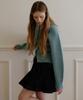 Plack Woman Low-Rise Pleated Skirt Navy