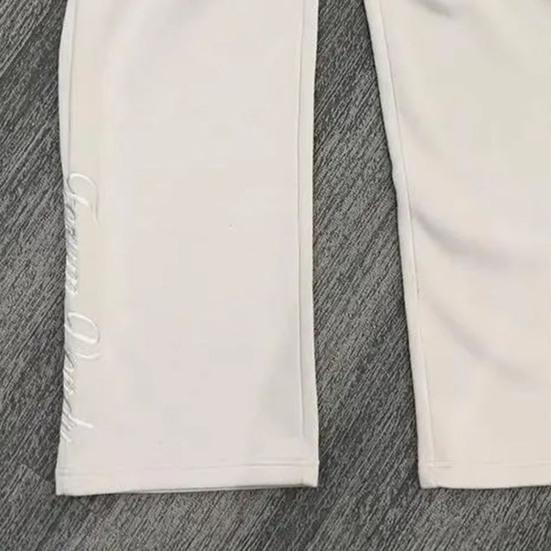 Men Casual Pants Elastic Waist Adjustable Drawstring Long Trousers with Pockets Fake Two Pieces