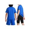 Nike T-Shirt Letter Print Round Neck Short Sleeve Kids Tops Game-Royal DX9522-480