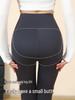 Women's Shark Skin Zippered Slimming Pants - Thickened Velvet Base Layer for Body Shaping Yoga, Autumn/Winter Warm Barbie Style.