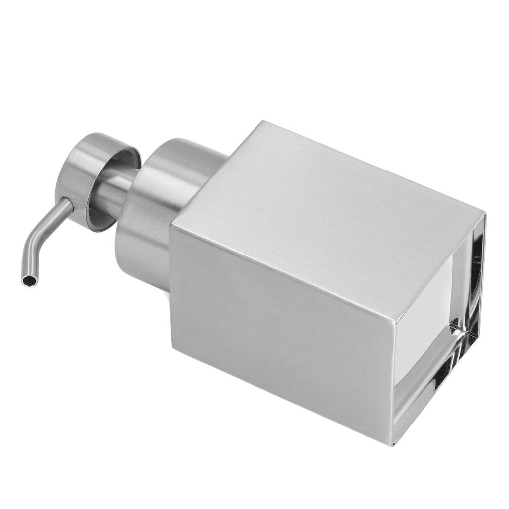Foaming Soap Dispenser, Steel Shower Gel Stainless steel bottle press separate Shampoo with PP Pump Head for Bathroom Kitchen Laundry Room