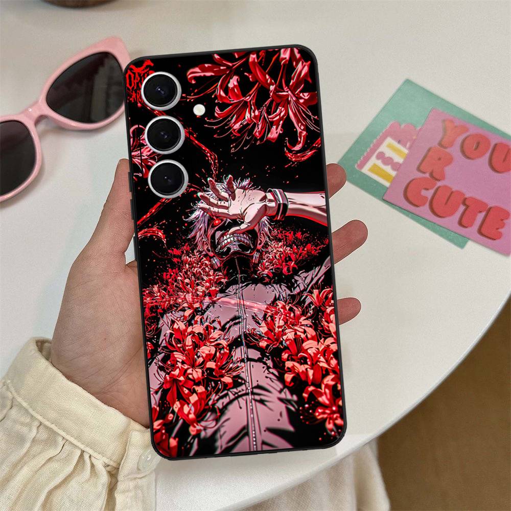 Anime Tokyo Ghoul Phone Case For Samsung S 24 fe 25 Ultra plus 20 lite 21 30 22 23 24 22 Ultra 5G Fundas