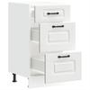 vidaXL Kitchen Base Cabinet Kalmar White Wood Composite