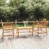 VidaXL Garden Chairs 2 Pcs 91x62x94 Cm Solid Teak Wood 319151
