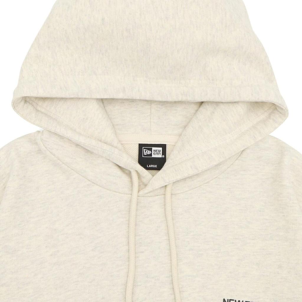 New Era Sweatshirt mit Originalgröße SW PO HOODIE NE1920 OAT Logo, Baumwolle, Haferflockenfarbe, L,