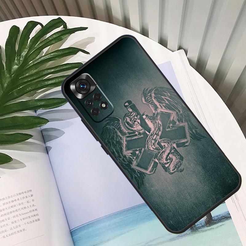 

EMT EMS Ambulance Cover For Xiaomi Redmi Note 11 12 10 9 8 Pro Note 11S 10S 9S Redmi 10C 10A 9C 12C Back Case Redmi Note 9 Pro