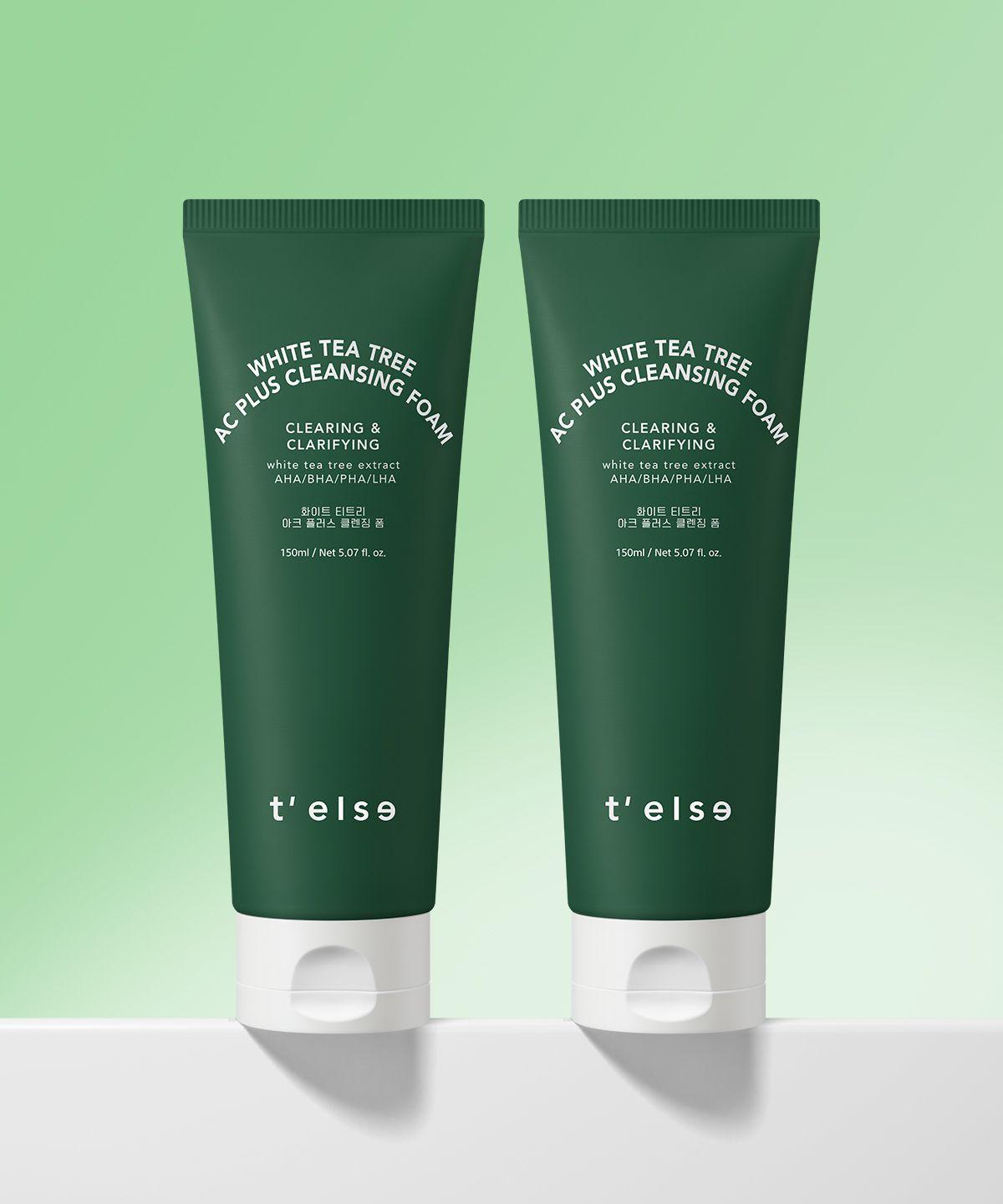 White Tea Tree Arc Plus Cleansing Foam 150ML x 2