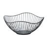 Cesto Portfrutta in Filo Metallico Decorativo Porta Frutta da Banco per Cucina Decorazione per la Casa a Un Livello Ciotola da Portata in Ferro per Frutta Verdura Snack