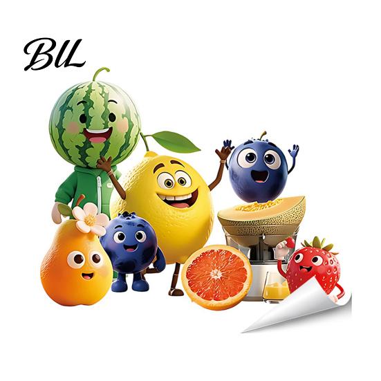 Easy Peel And Stick Sticker Cartoon Kitchen Food Wall Stickers DIY Vegetables Fruits Quotes Decals Self-adhesive Decal Refrigerator Door for C
