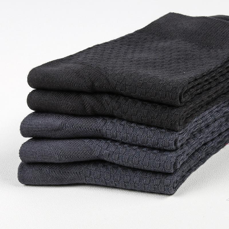 Calzini da uomo in fibra di bambù di marca HSS da 10 paia Nuovi calzini lunghi da lavoro classici Calzini eleganti da uomo per l'inverno