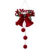 Christmas Flocked Bell Christmas Tree Ornamental Pendant