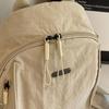 Solid Color Solid Color Shoulder Bag Small Pack Retro Backpack Sport Nylon Backpack  Outdoor