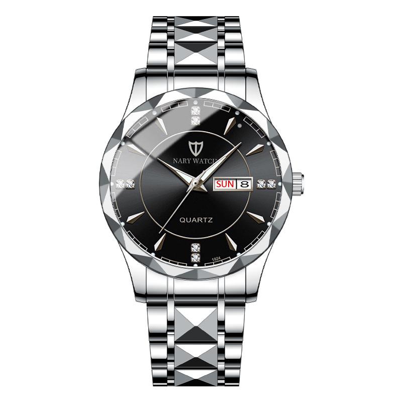 

Trendy Couple Watch Waterproof Calendar Quartz Watch