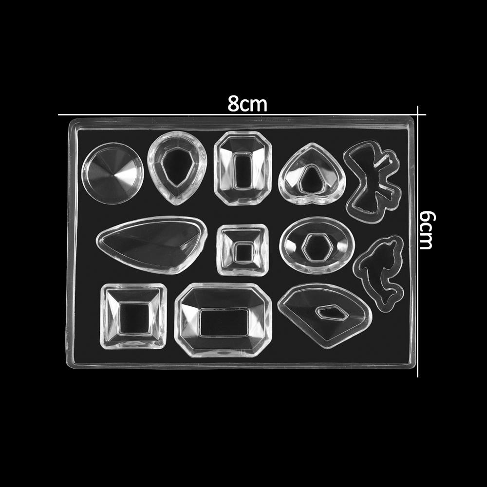 1Pcs Heart Love Pendant Epoxy Casting Molds Kits Mixed Style UV Silicone Resin Molds For DIY Jewelry Making Findings Supplies