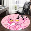 Pantera Rosa, Tappetino per sedia Tappeto rotondo Tappeto per ufficio, Lavabile in lavatrice, Antiscivolo, Adatto per Soggiorni, Camere da letto