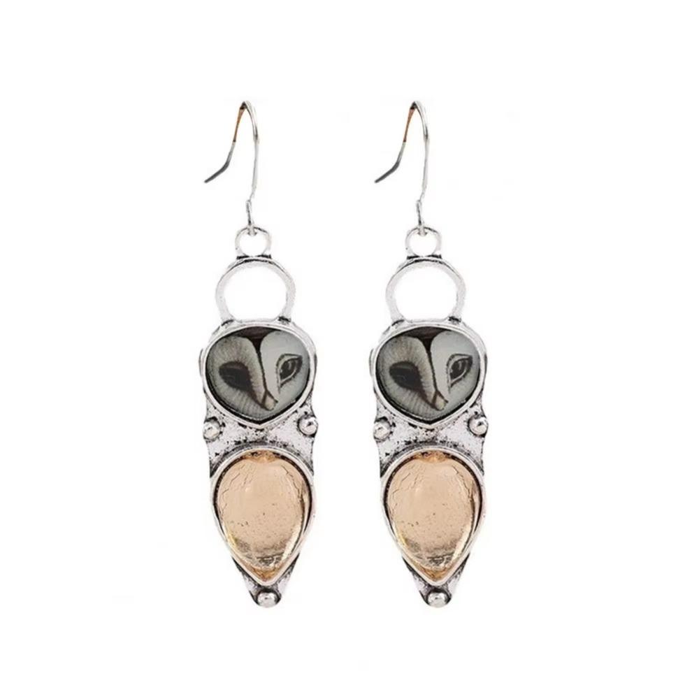 

Unique Vintage Owl Earrings Nature Inspired Detailed Craftsmanship Handmade Earrings Creative Design Animal Earrings Gift Giving