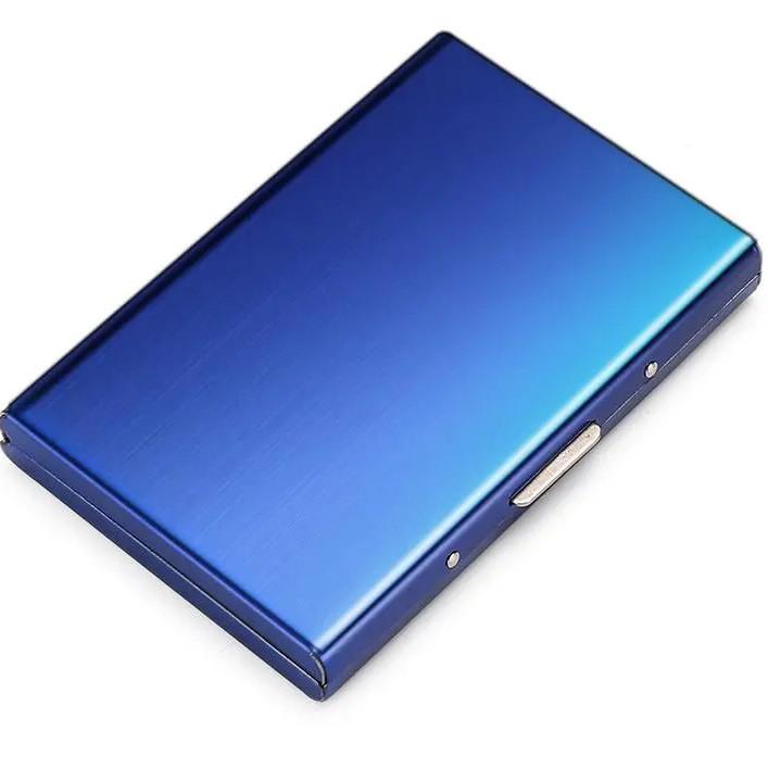 Rfid Metal Card Holder For Men And Women With Antitheft Shielding And Magnetic Blocker For Daily Use