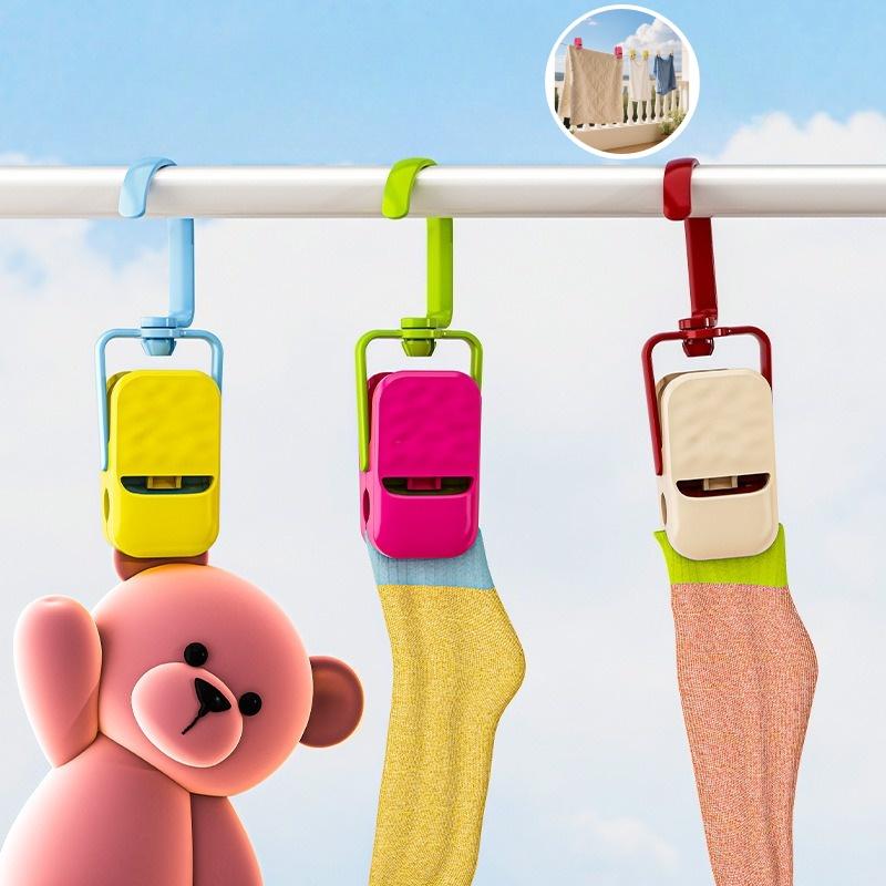 1PCS Multi Functional Drying Clip for Household Hats Clothing Fixing, Enlarged and Widened Soft Rubber Without Leaving Marks