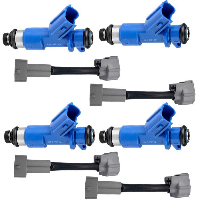 Alta qualità Nuovo Per 1/4 pz 16450-RWC-A01 Honda Acura 07-12 Civic Integra RSX K20 K24 B16 B18 410cc RDX Iniettore di Carburante