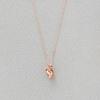 Estelle Women's K10 Pink Gold Diamond Heart Necklace (0442-0398-0020-0000)