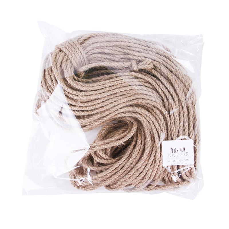 10 Meters Natural Jute Scratch Guards Rope Pet Cat Scratching Twine Rolls Hemp Twisted Cord Macrame Paw Claw Furniture Protector
