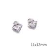 Alloy Zircon Love Butterfly Snowflake Pendant DIY Beaded Handmade Bracelet Necklace Ornament Accessories