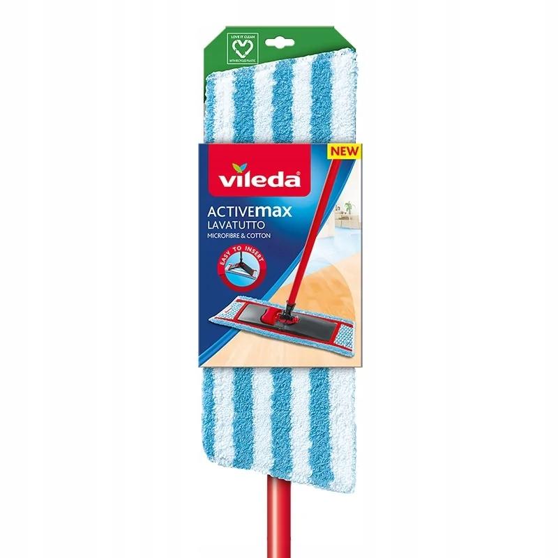 Vileda Active Max Flat Mop with Handle