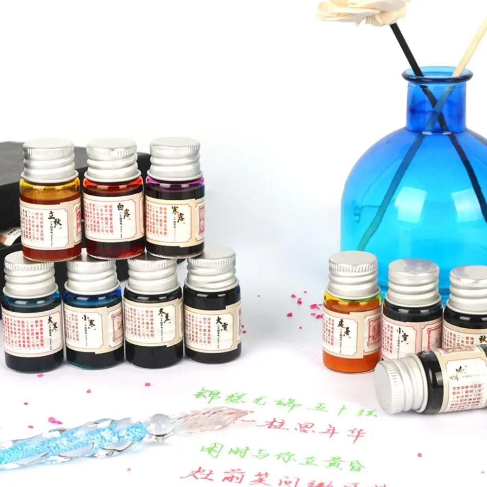 Colorful 7ML Color Refilling Inks Painting Writing Carbon-free Ink Refilling High Quality Fountain Pen Ink Dip Pen