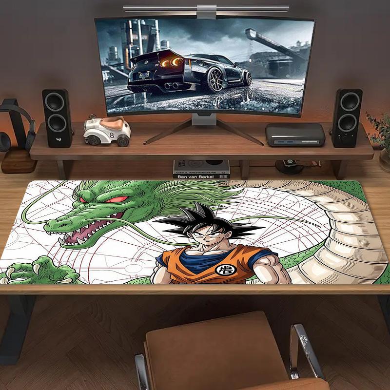 Dragon Ball Print Cushion Non-slip Laptop Tablet Big Mousepad XXL Mat Mini PC Playmat With Lock edge