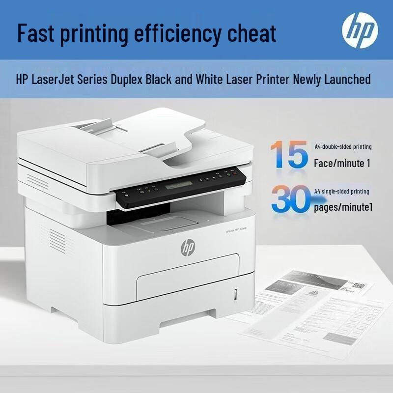 HP Laser MFP 323sdn Black & White Duplex Printer CN plug (adapter included)