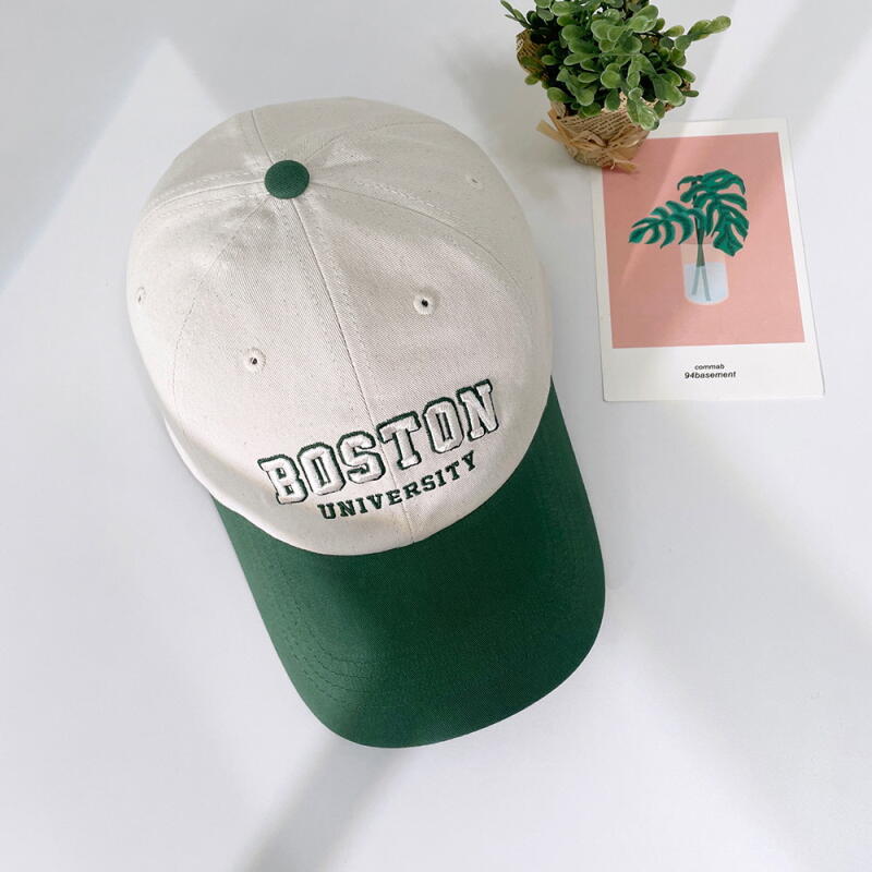 Women s Pastel Vivid Two-Tone Brim Cap C4790_Green