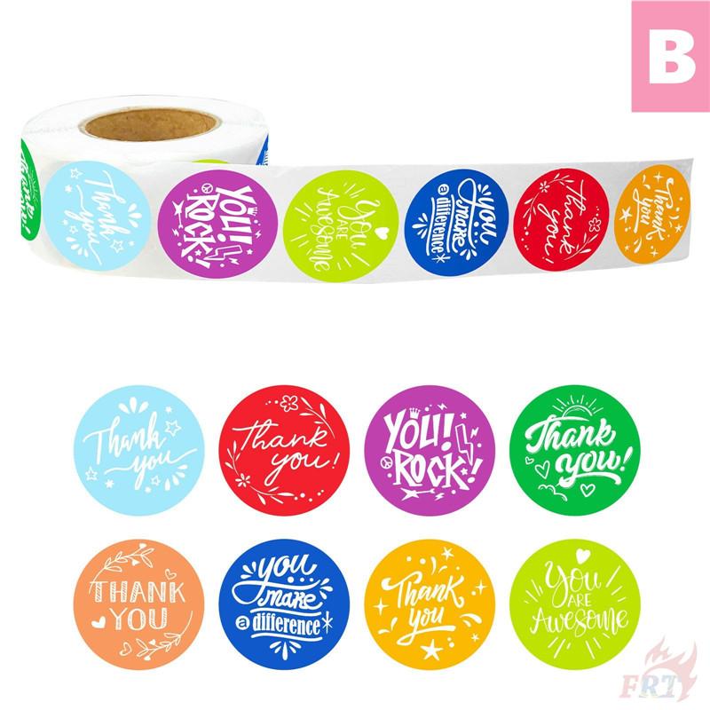 

500Pcs/Roll Colorful Encouraging Slangs Kids Rewards Stickers - DIY Scrapbooks Album Decor Sealing Label Decals