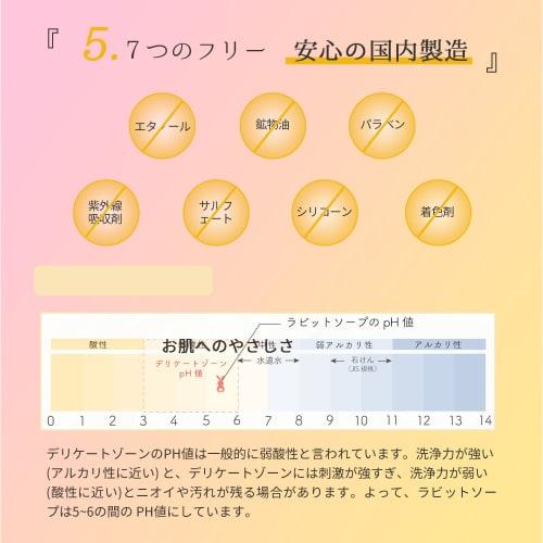 Rabbit Soap, for Delicate Areas and Underhair. Foaming Soap-free Formula with Beauty Ingredients for Moisturizing, Hydrating, and Radiant Skin. Made I