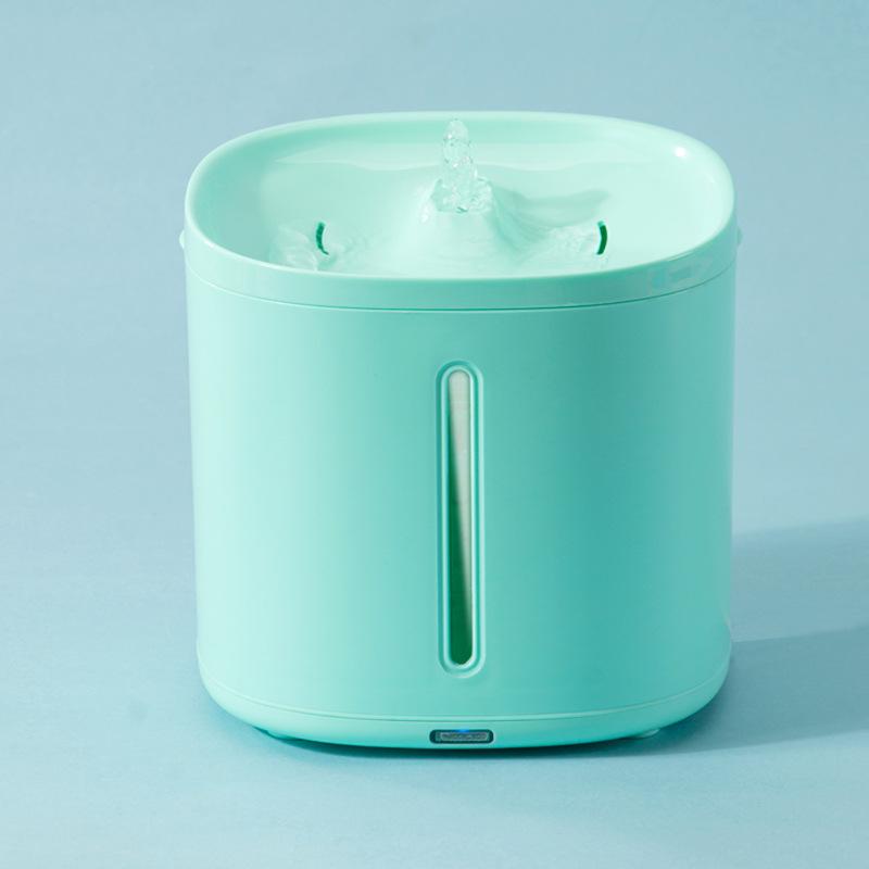 

Диспенсер для воды для кошек, автоматический циркулирующий поток, диспенсер для воды для домашних животных, интеллектуальный датчик, отключенный от сети, таз для питьевой воды для собак 16*16*14cm