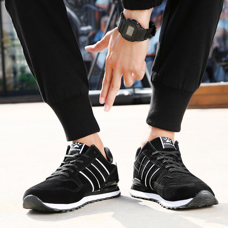 Męskie skórzane trampki modne codzienne męskie buty antypoślizgowe płaskie buty do chodzenia na zewnątrz wiosenne męskie codzienne lekkie buty rozmiar 45