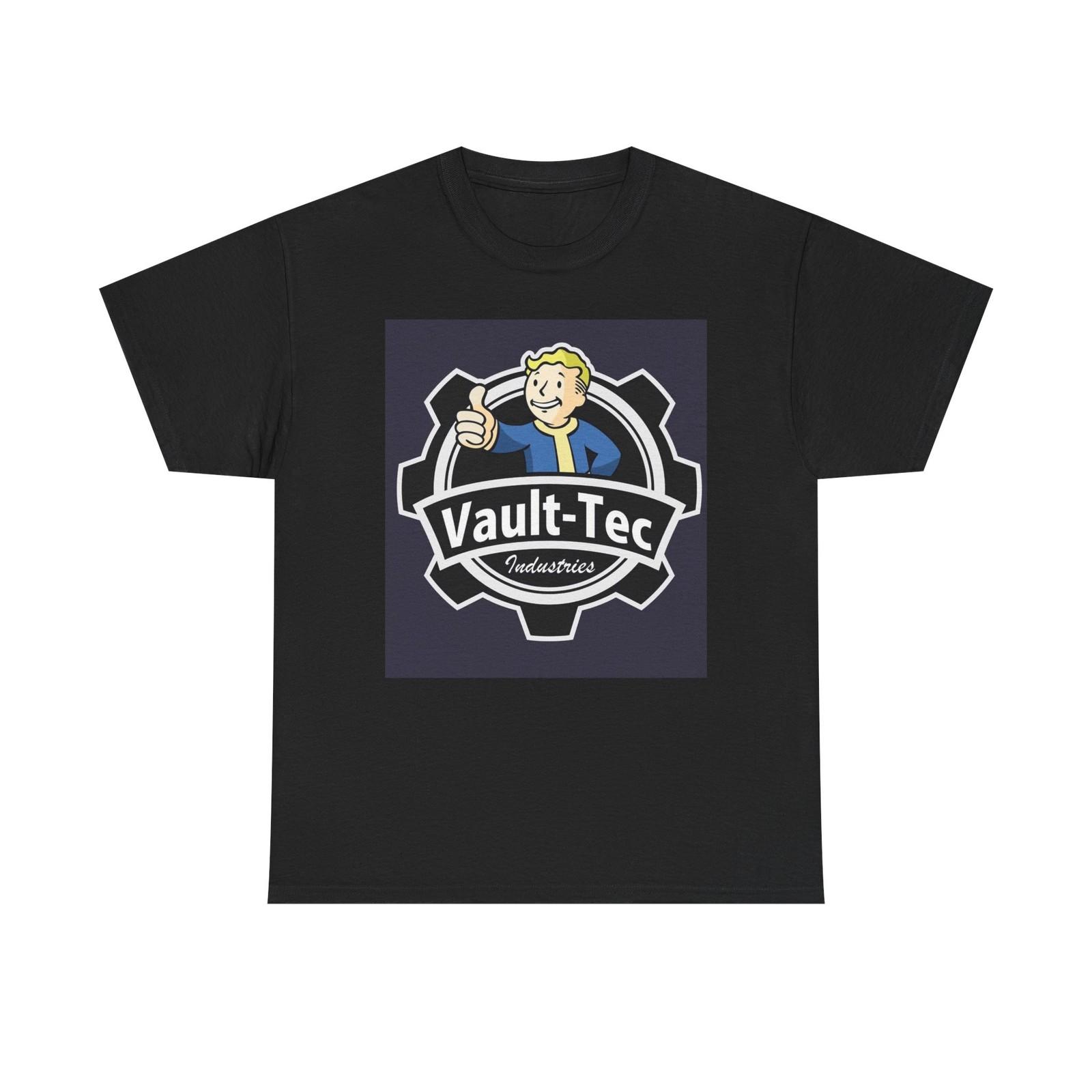 Vault Tec Fallout Graphic T Shirt Tv Series Unisex Heavy Cotton Tee XXXL
