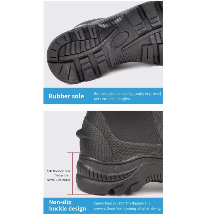 5mm Dive Boots Neoprene Wetsuit Boots Men Snorkeling Scuba Diving Water Beach Sports Wetsuit Boot