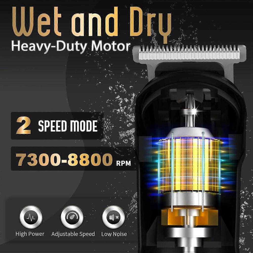 Beard Trimmer for Men, Waterproof Electric Razor for Nose, Body, Face & Mustache, Cordless Hair Clippers Shavers Grooming Kit, Gifts for Men Husband