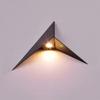 Modern LED Wall Lamp Indoor Creative Triangle Light Simple Bedroom Sanctum Aisle Stair Lighting Warm White Light