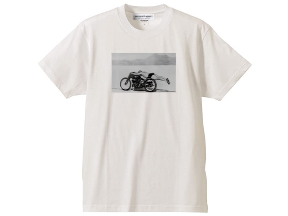 

SPEED ADDICT Photo Print T-shirt (S/S WHITE) Size Small