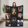Leon Kennedy Cozy Blanket  Trend Travel Throw Blanket Living Room Flannel Bedspread Sofa Bed Cover