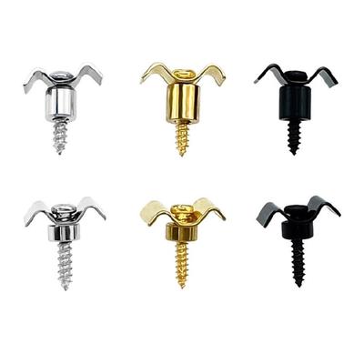 10lots String Retainers Guides Metal Guitar Roller String Retainers Trees Guide for Electric Guitar