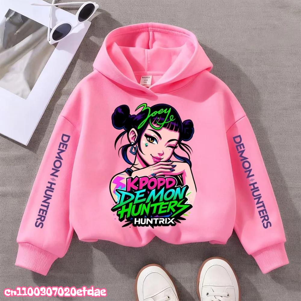 Hoodies Sweatshirts Girls Cartoon Girl Hooded Sweatshirt Children's Fashionable Casual Top Casual Girl's Clothing