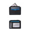 Small Mini Travel PU Leather Credit Card Holder Wallet ID Window Business Id Card Cover Case for Men Women