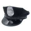 Uniform Accessories Label Police Cap Black and White Checkered Octagonal Flat Top Cap Adult Cosplay Uniform Accessories