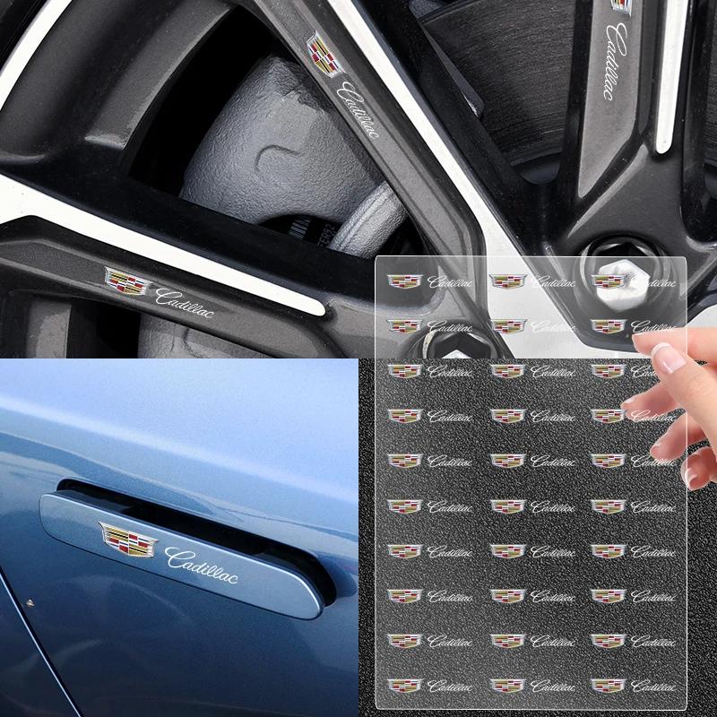 Auto-Lenkrad-Plaketten-Aufkleber Auto-Türgriff-Etikett-Aufkleber für Cadillac Escalade CTS ATS SRX STS XT5 XT4 XT6 XTS CT4